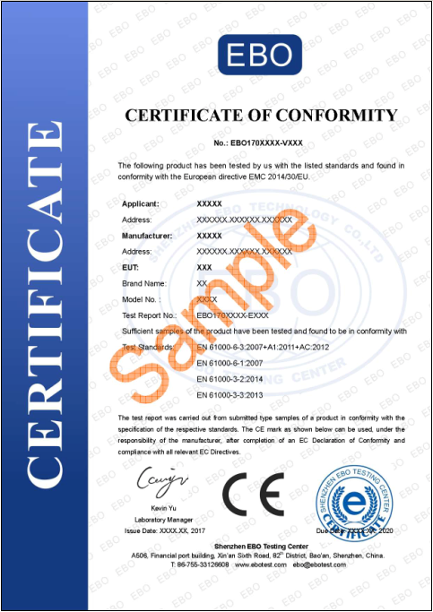 CE CERTIFICATE_CE CERTIFICATION